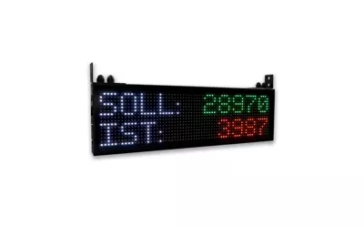 microSYST alfanumerikus (szöveges), ipari LED kijelző