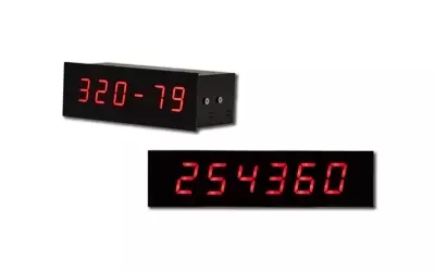 microSYST numerikus, előlapba építhető, ipari LED kijelző microSYST numerikus, előlapba építhető, ipari LED kijelző